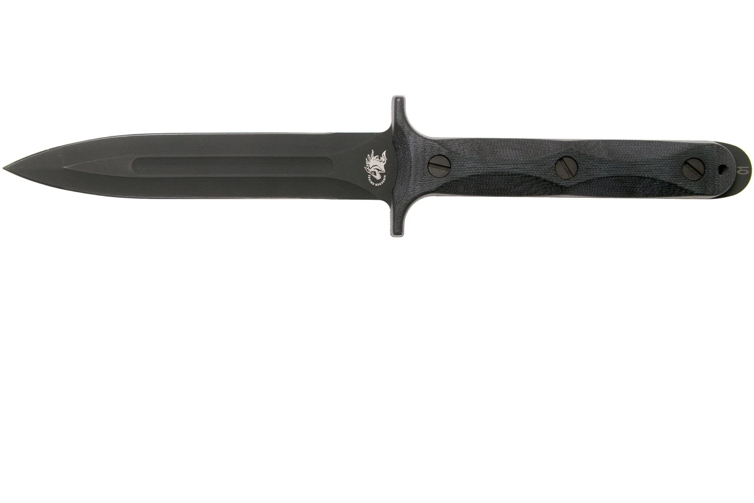 Rick Hinderer EK Dagger O1 Parkerized, Black Micarta Commando Poignard 3 Rick Hinderer EK Dagger O1 Parkerized, Black Micarta Commando Poignard