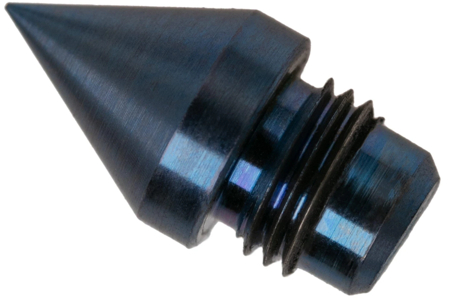 Rick Hinderer Investigator Warhead Attachment, Titanium SW Blue 3 Rick Hinderer Investigator Warhead Attachment, Titanium SW Blue