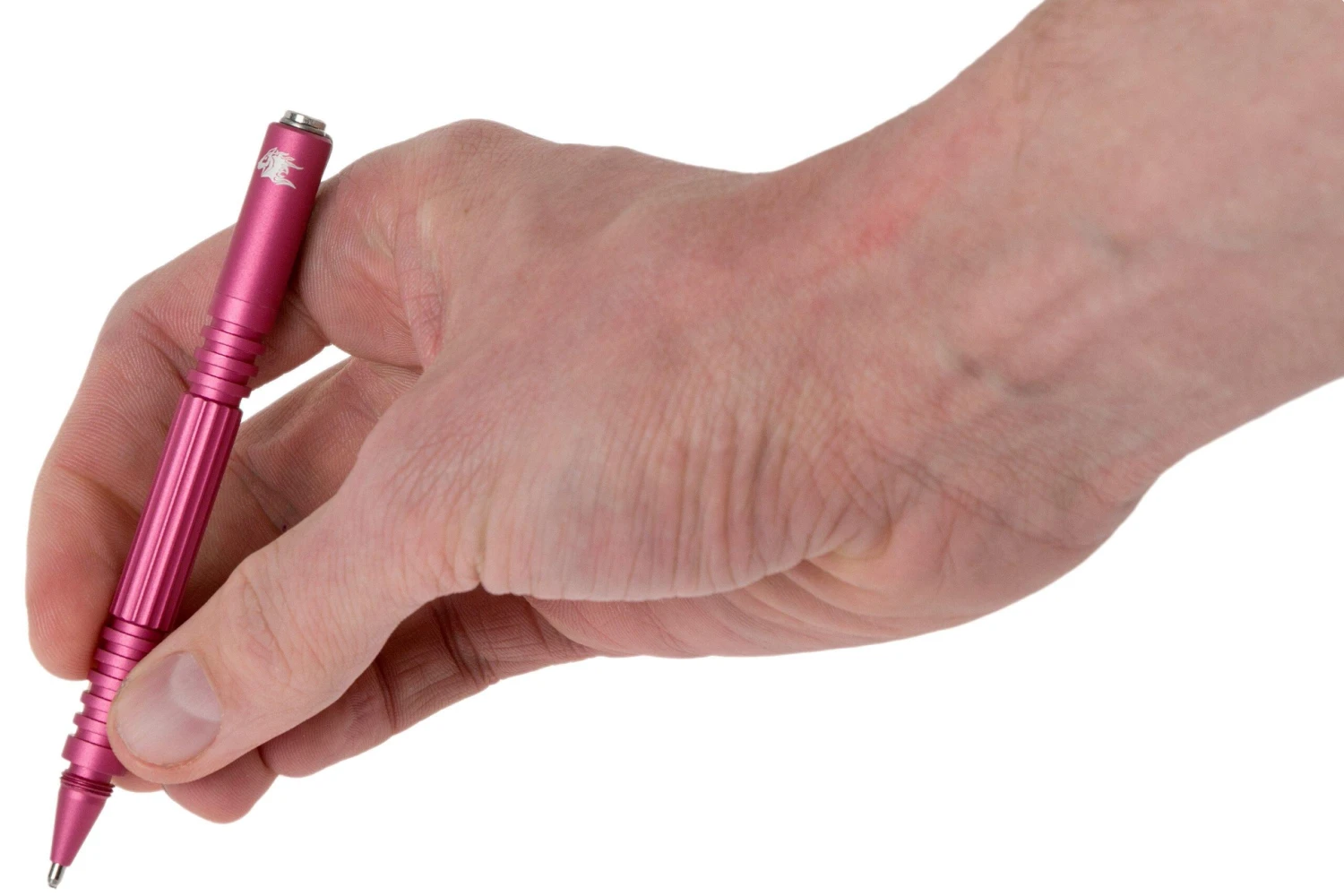 Rick Hinderer Investigator Pen Aluminium Matte Pink, Stylo Tactique 6 Rick Hinderer Investigator Pen Aluminium Matte Pink, Stylo Tactique – Image 4