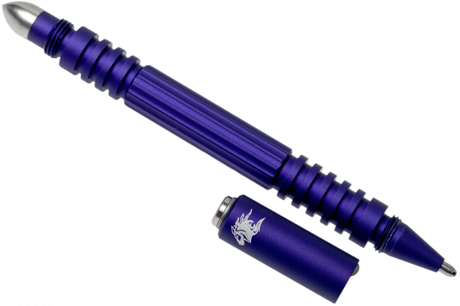 Rick Hinderer Investigator Pen Aluminium Matte Purple, Stylo Tactique 7 Rick Hinderer Investigator Pen Aluminium Matte Purple, Stylo Tactique – Image 5