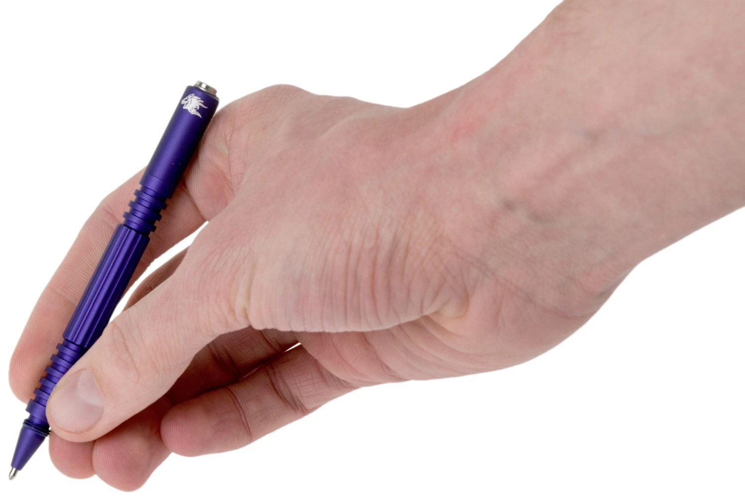 Rick Hinderer Investigator Pen Aluminium Matte Purple, Stylo Tactique 10 Rick Hinderer Investigator Pen Aluminium Matte Purple, Stylo Tactique – Image 8