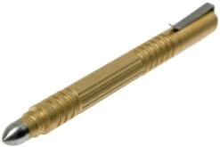 Rick Hinderer Investigator Pen Brass/Messing, Beadblasted, Stylo Tactique -Kai Soldes Boutique HRK INVP BRASS BB 03 rick hinderer knives