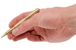 Rick Hinderer Investigator Pen Brass/Laiton, Stylo Tactique 11 Rick Hinderer Investigator Pen Brass/Laiton, Stylo Tactique -Kai Soldes Boutique HRK INVP BRASS 05 rick hinderer investigator pen hrk invp brass 05