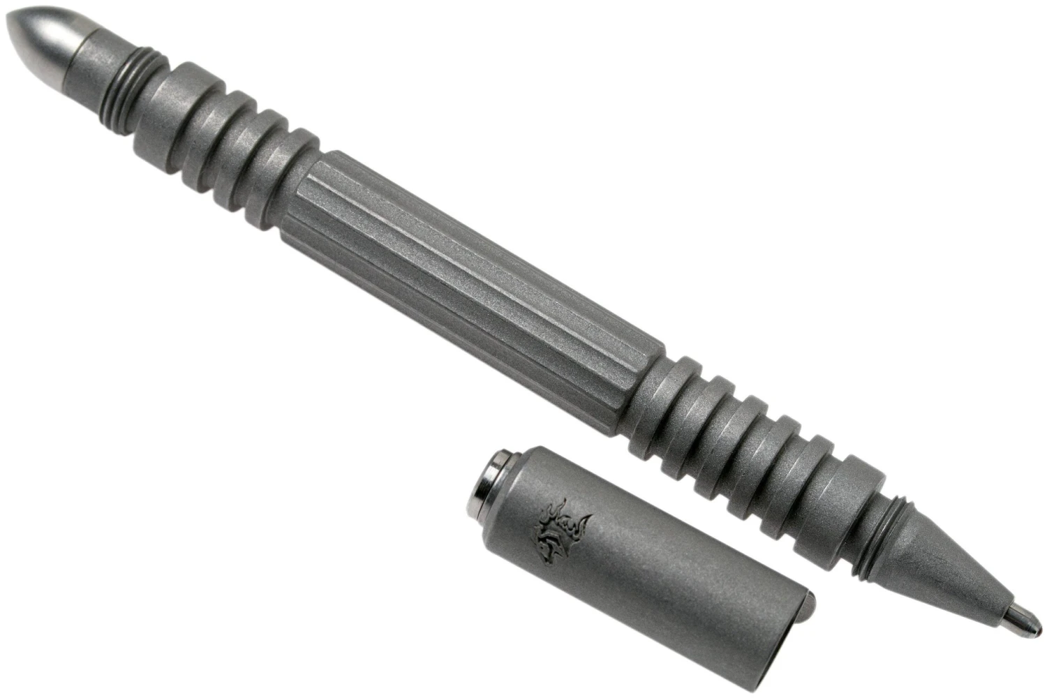 Rick Hinderer Investigator Pen Stainless Steel Working Finish, Stylo Tactique 4 Rick Hinderer Investigator Pen Stainless Steel Working Finish, Stylo Tactique – Image 2