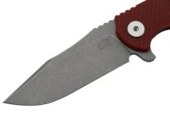 Rick Hinderer Project X, MagnaCut Clip Point, Working Finish, Red G10, Couteau De Poche -Kai Soldes Boutique HRK PJX MC CP WFR 03 rickhinderer