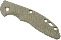 Rick Hinderer XM18 3,5” Plaquette De Manche, Smooth Green Canvas Micarta