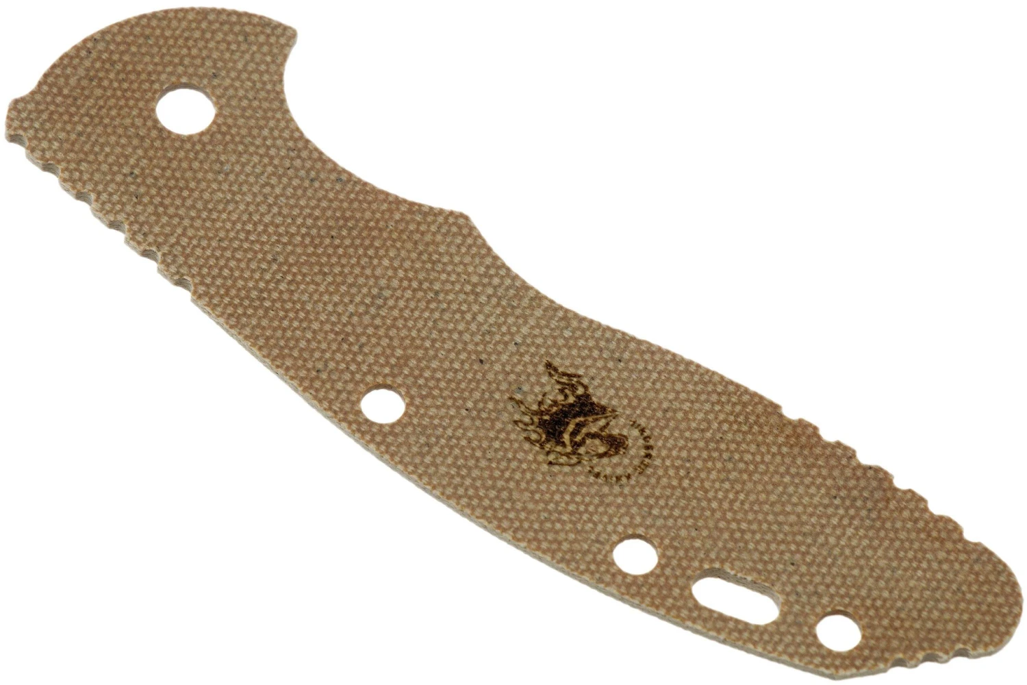 Rick Hinderer XM18 3,5” Plaquette De Manche, Smooth Natural Canvas Micarta 4 Rick Hinderer XM18 3,5” Plaquette De Manche, Smooth Natural Canvas Micarta – Image 2