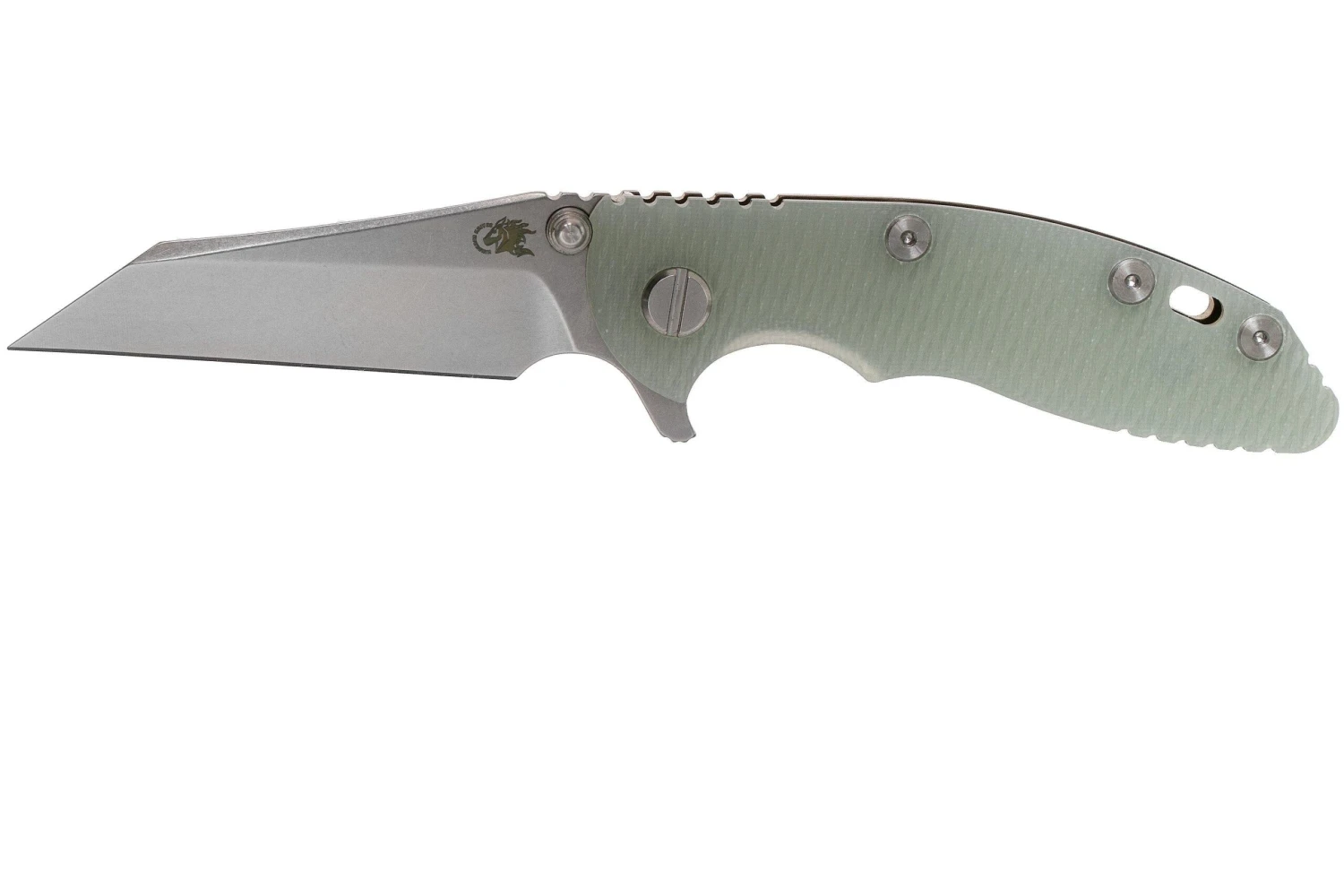 Rick Hinderer XM18 3” Wharncliffe CPM 20CV Stonewash, Bronze, Translucent G10, Couteau De Poche 3 Rick Hinderer XM18 3” Wharncliffe CPM 20CV Stonewash, Bronze, Translucent G10, Couteau De Poche
