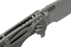 Rick Hinderer XM18 3.5" Skinny Sheepsfoot 20CV Working Finish, Dark Grey G10 Couteau De Poche -Kai Soldes Boutique HRK XM18 35 SSWF DG 06 rick hinderer knives