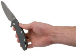 Rick Hinderer XM18 3.5" Skinny Sheepsfoot 20CV Working Finish, Dark Grey G10 Couteau De Poche -Kai Soldes Boutique HRK XM18 35 SSWF DG 08 rick hinderer knives