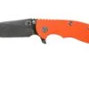 Rick Hinderer XM-18 3.5" Skinny Slicer SW DLC Black - Orange G10 -Kai Soldes Boutique HRK XM18 35BL SSL OR 01 rick hinderer knives