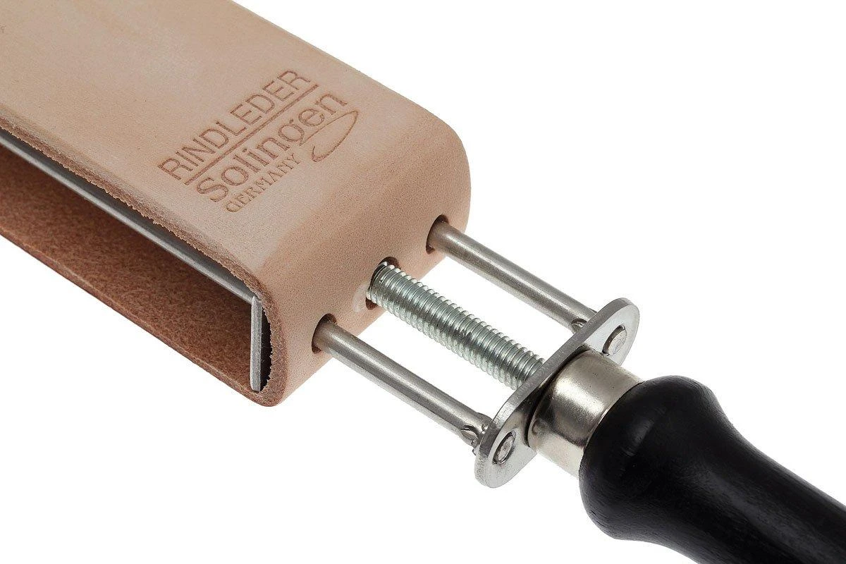 Herold Solingen HS56RI Cuir à Rasoir Double-face, Rouge/cuir 5 Herold Solingen HS56RI Cuir à Rasoir Double-face, Rouge/cuir – Image 3