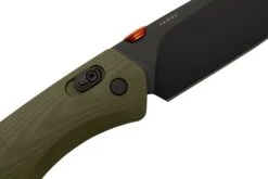 The James Brand The Carter XL, OD Green G10+ Orange, Black, KKN116194-00, Couteau De Poche -Kai Soldes Boutique JAKKN116194 00 06 jamesbrand