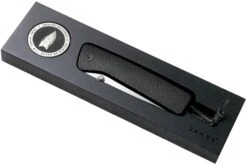 The James Brand The Barnes Black Titanium KN114107-00 Couteau De Poche -Kai Soldes Boutique JAKN114107 00 08 the james brand