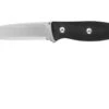 J.E. Made BushCraft ScandiGrind, Black Micarta Couteau De Bushcraft -Kai Soldes Boutique JM BU SG SW 01 jemade