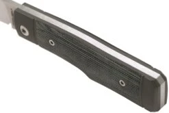 Jack Wolf Sharpshooter Jack, Black Canvas Micarta SHSH-MBK Couteau De Poche Slipjoint -Kai Soldes Boutique JW SHSH MBK 08 jackwolf