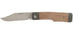 Jack Wolf Sharpshooter Jack, Natural Canvas Micarta SHSH-MNA Couteau De Poche Slipjoint