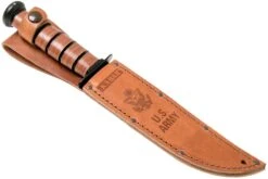KA-BAR U.S. Army Knife 1220 Couteau à Lame Fixe, étui En Cuir 16 KA-BAR U.S. Army Knife 1220 Couteau à Lame Fixe, étui En Cuir -Kai Soldes Boutique KA1220 07 ka bar