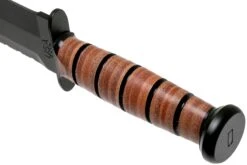 KA-BAR Big Brother 2217 Couteau à Lame Fixe Partiellement Dentelé, étui En Cuir 13 KA-BAR Big Brother 2217 Couteau à Lame Fixe Partiellement Dentelé, étui En Cuir -Kai Soldes Boutique KA2217 04 ka bar