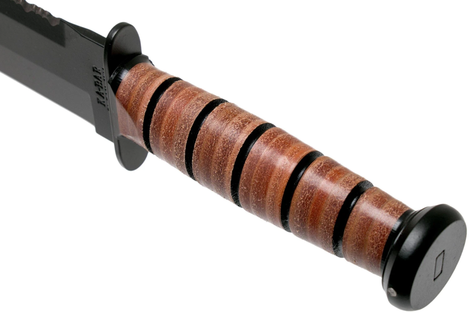 KA-BAR Big Brother 2217 Couteau à Lame Fixe Partiellement Dentelé, étui En Cuir 7 KA-BAR Big Brother 2217 Couteau à Lame Fixe Partiellement Dentelé, étui En Cuir – Image 5