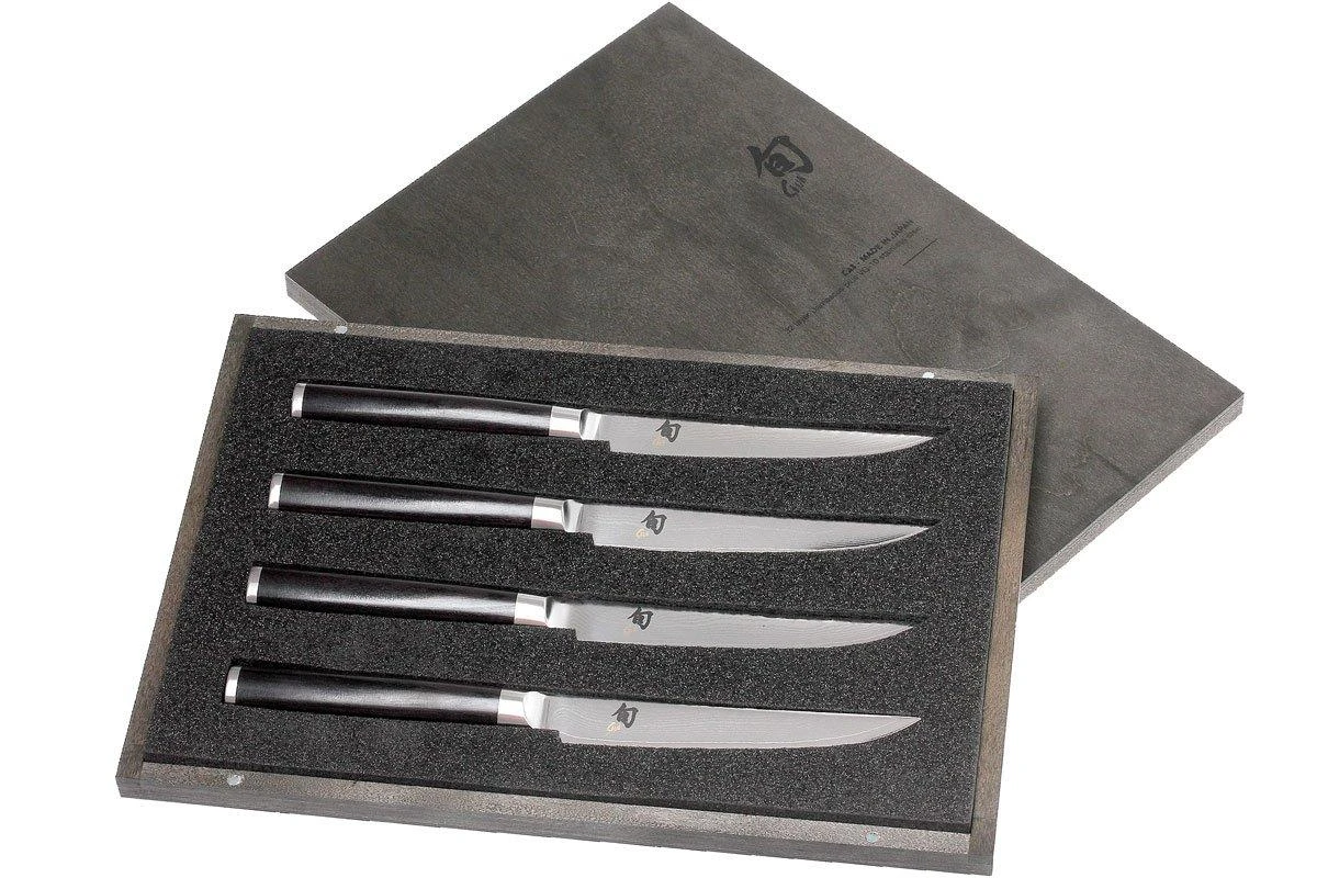 Kai Shun Classic Set De Couteaux à Steak 4 Pièces, DMS-400 3 Kai Shun Classic Set De Couteaux à Steak 4 Pièces, DMS-400