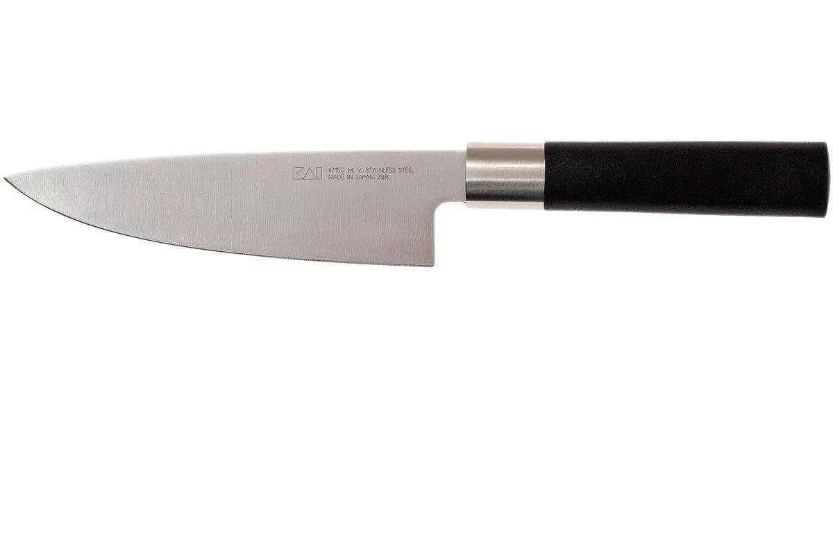 Kai Wasabi Black Couteau De Chef 15 Cm, 6715C 3 Kai Wasabi Black Couteau De Chef 15 Cm, 6715C