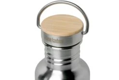 Klean Kanteen Reflect 530 Ml Bouteille Avec Bouchon En Bambou, Brushed Stainless -Kai Soldes Boutique KC1000553 02 klean kanteen
