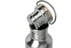 Klean Kanteen Reflect 530 Ml Bouteille Avec Bouchon En Bambou, Brushed Stainless -Kai Soldes Boutique KC1000553 03 klean kanteen