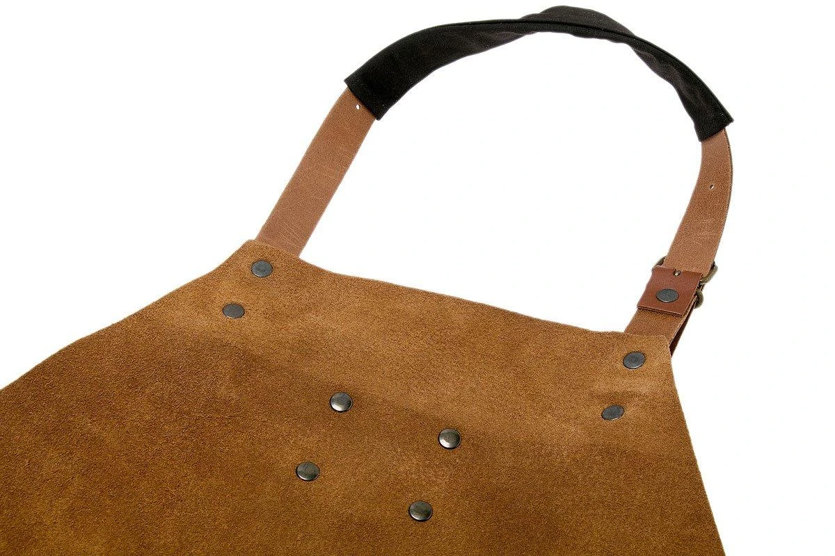 Knivesandtools Tablier En Cuir, Utah Rust 82cm 5 Knivesandtools Tablier En Cuir, Utah Rust 82cm – Image 3