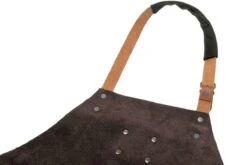 Knivesandtools Tablier En Cuir, Utah Choco 82cm -Kai Soldes Boutique KNSA340152 82 03 knivesandtools schort knsa340152 82 03