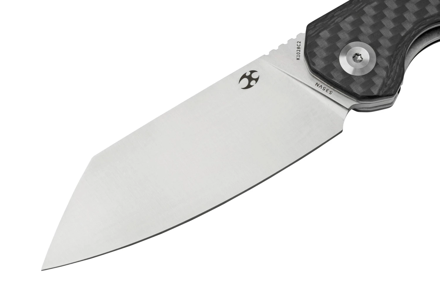 Kansept Bulldozer K1028C2 Satin, Carbonfiber, Couteau De Poche, Kim Ning Design 5 Kansept Bulldozer K1028C2 Satin, Carbonfiber, Couteau De Poche, Kim Ning Design – Image 3