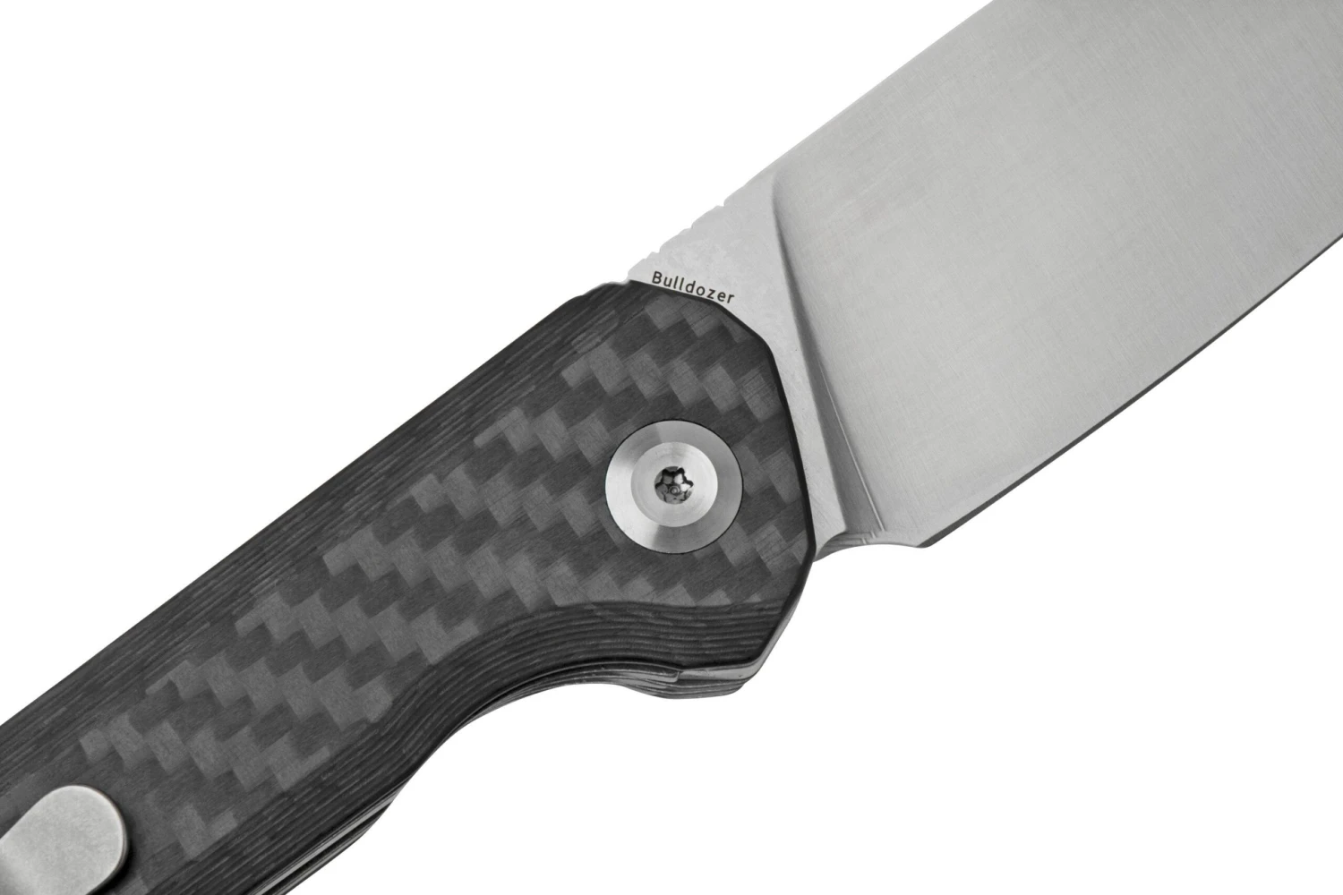 Kansept Bulldozer K1028C2 Satin, Carbonfiber, Couteau De Poche, Kim Ning Design 7 Kansept Bulldozer K1028C2 Satin, Carbonfiber, Couteau De Poche, Kim Ning Design – Image 5