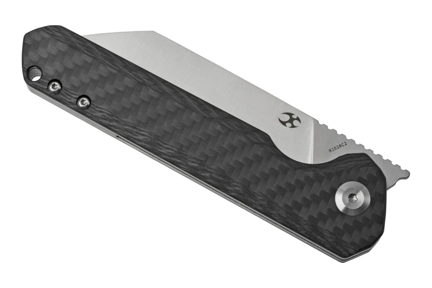 Kansept Bulldozer K1028C2 Satin, Carbonfiber, Couteau De Poche, Kim Ning Design 8 Kansept Bulldozer K1028C2 Satin, Carbonfiber, Couteau De Poche, Kim Ning Design – Image 6