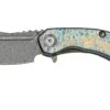 Kansept Mini Korvid K3030A2 Damascus, Lightning Strike Titanium Couteau De Poche, Justin Koch Design -Kai Soldes Boutique KSK3030D1 01 kansept