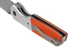 Kansept Warrior T1005T3 Stonewashed Tanto, Orange G10, Couteau De Poche, Kim Ning Design -Kai Soldes Boutique KST1005T3 04 kansept