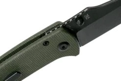 Kansept Main Street T1015A2 Black, Green Micarta Couteau De Poche, Dirk Pinkerton Design 15 Kansept Main Street T1015A2 Black, Green Micarta Couteau De Poche, Dirk Pinkerton Design -Kai Soldes Boutique KST1015A2 06 kansept knives