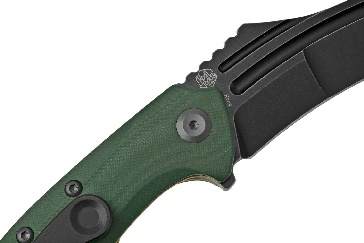 Kansept KTC3, T1031A2 Black, Green G10, Couteau De Poche, Justin Koch Design 7 Kansept KTC3, T1031A2 Black, Green G10, Couteau De Poche, Justin Koch Design – Image 5