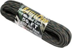 ARM 2650 Battle Cord, Couleur : Woodland Camo, 50ft (15,24 M)