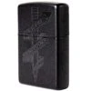 Knivesandtools Zippo Black Matte Snake, Noir, B -Kai Soldes Boutique KTZPBLACKSNAKE 01 zippo knivesandtools