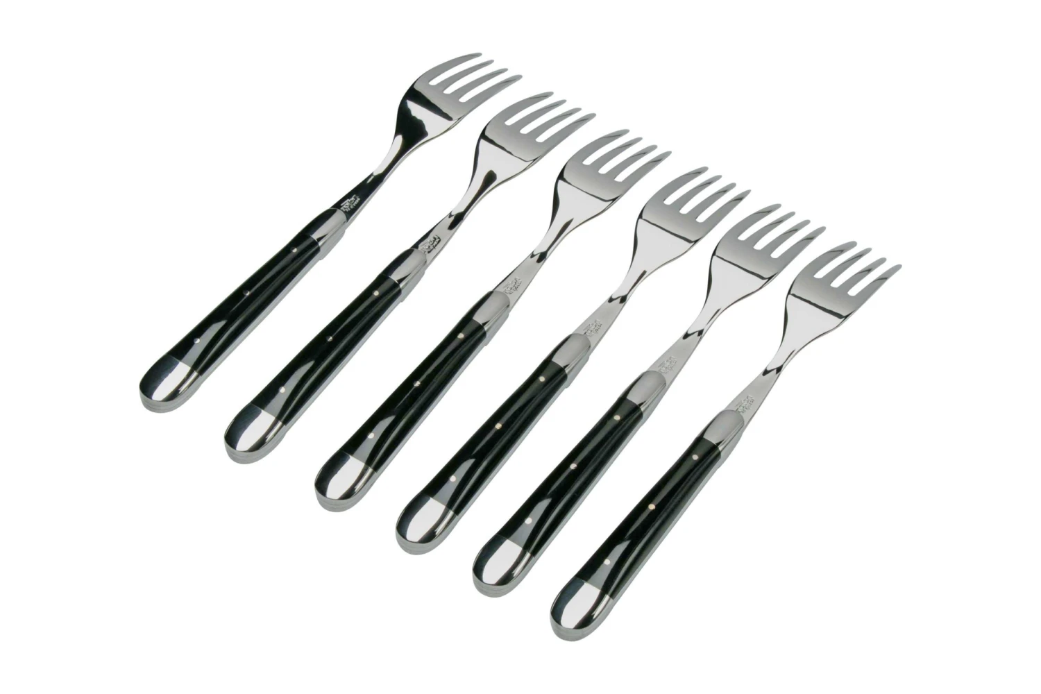 Forge De Laguiole FE62MINBF Set De 6 Fourchettes De Table, Polies, Corne De Buffle 4 Forge De Laguiole FE62MINBF Set De 6 Fourchettes De Table, Polies, Corne De Buffle – Image 2
