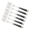 Forge De Laguiole FE62MINEB Set De 6 Fourchettes De Table, Mattes, Bois Débène -Kai Soldes Boutique LAFE62MINEB 01 forgedelagiuole