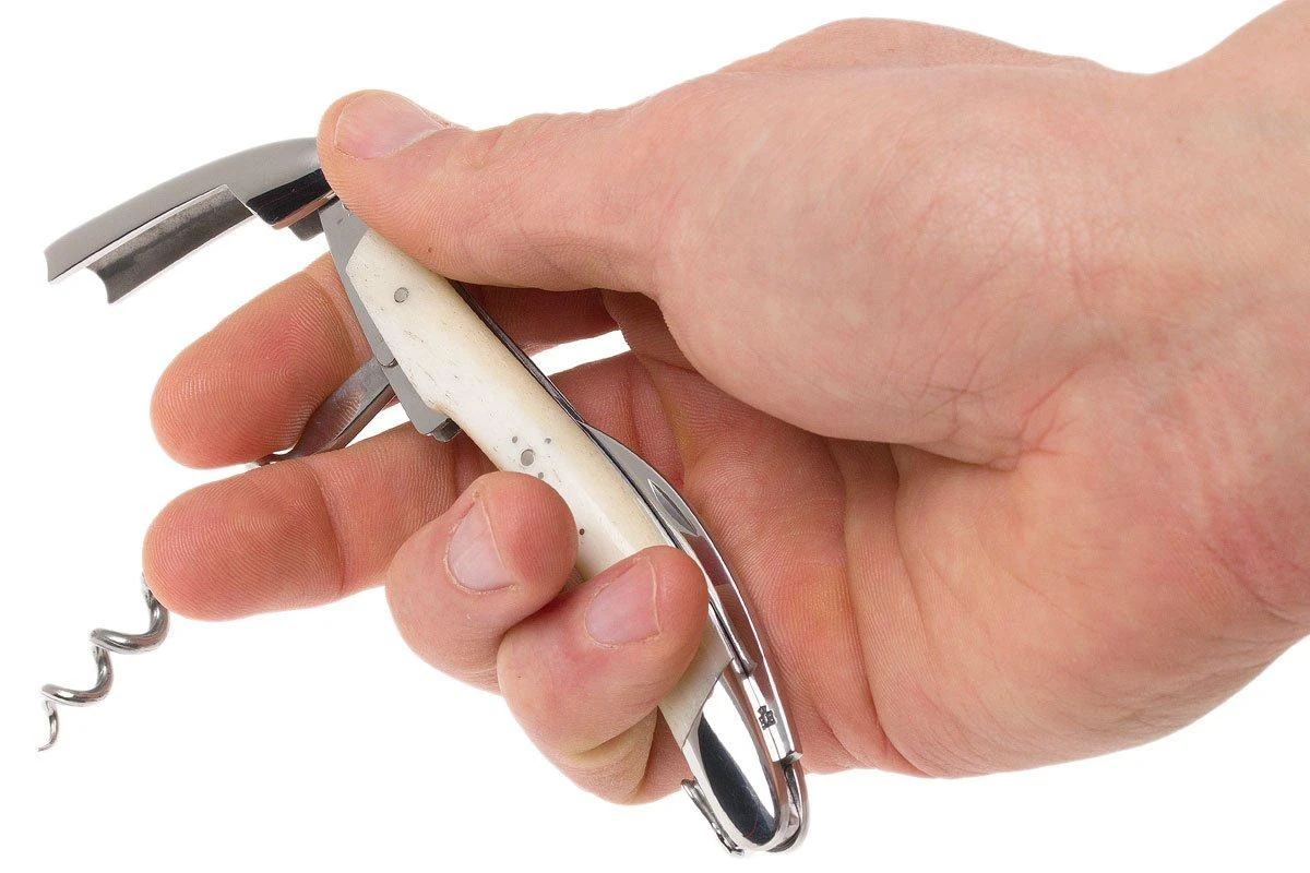 Forge De Laguiole SOMX1OS Couteau Sommelier Poli, Os 8 Forge De Laguiole SOMX1OS Couteau Sommelier Poli, Os – Image 6