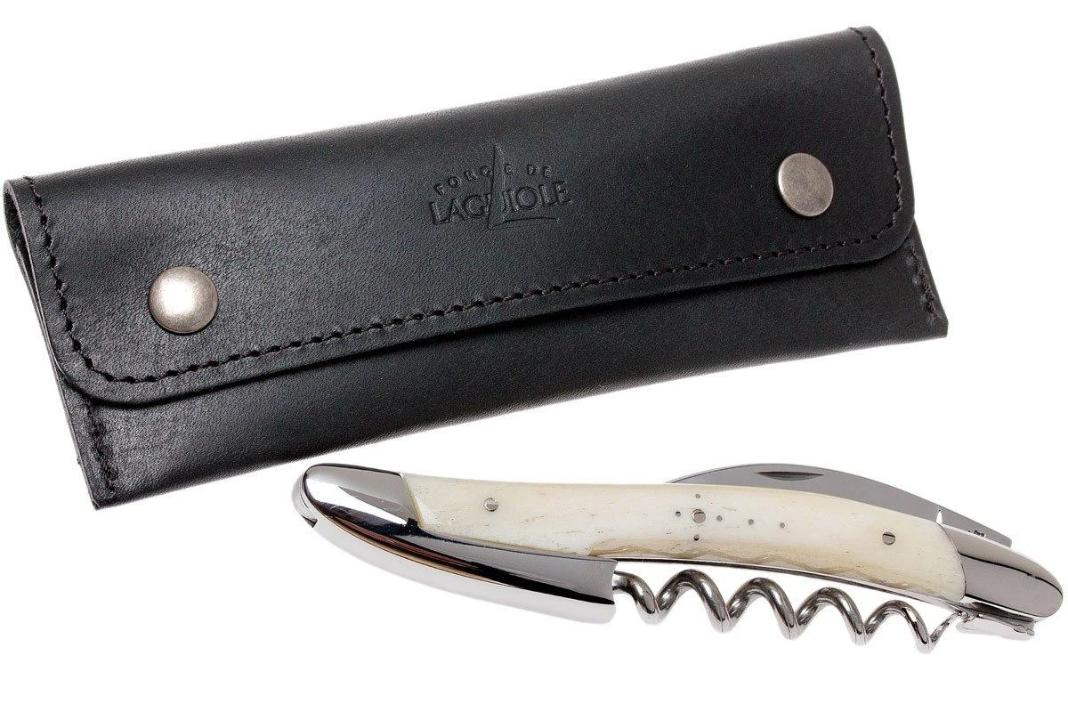 Forge De Laguiole SOMX1OS Couteau Sommelier Poli, Os 9 Forge De Laguiole SOMX1OS Couteau Sommelier Poli, Os – Image 7