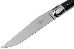 Forge De Laguiole T22MINTCNOI Black Micarta Couteaux à Steak Set De 2 Pièces -Kai Soldes Boutique LAT22MINTCNOI 03 forge de laguiole