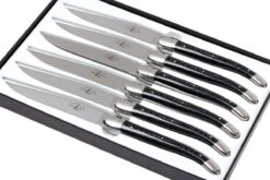 Forge De Laguiole, T62MINTCNOI, Set De Couteaux à Steak En Micarta -Kai Soldes Boutique LAT62MINTCNOI 02 forge de laguiole lat62mintcnoi 02