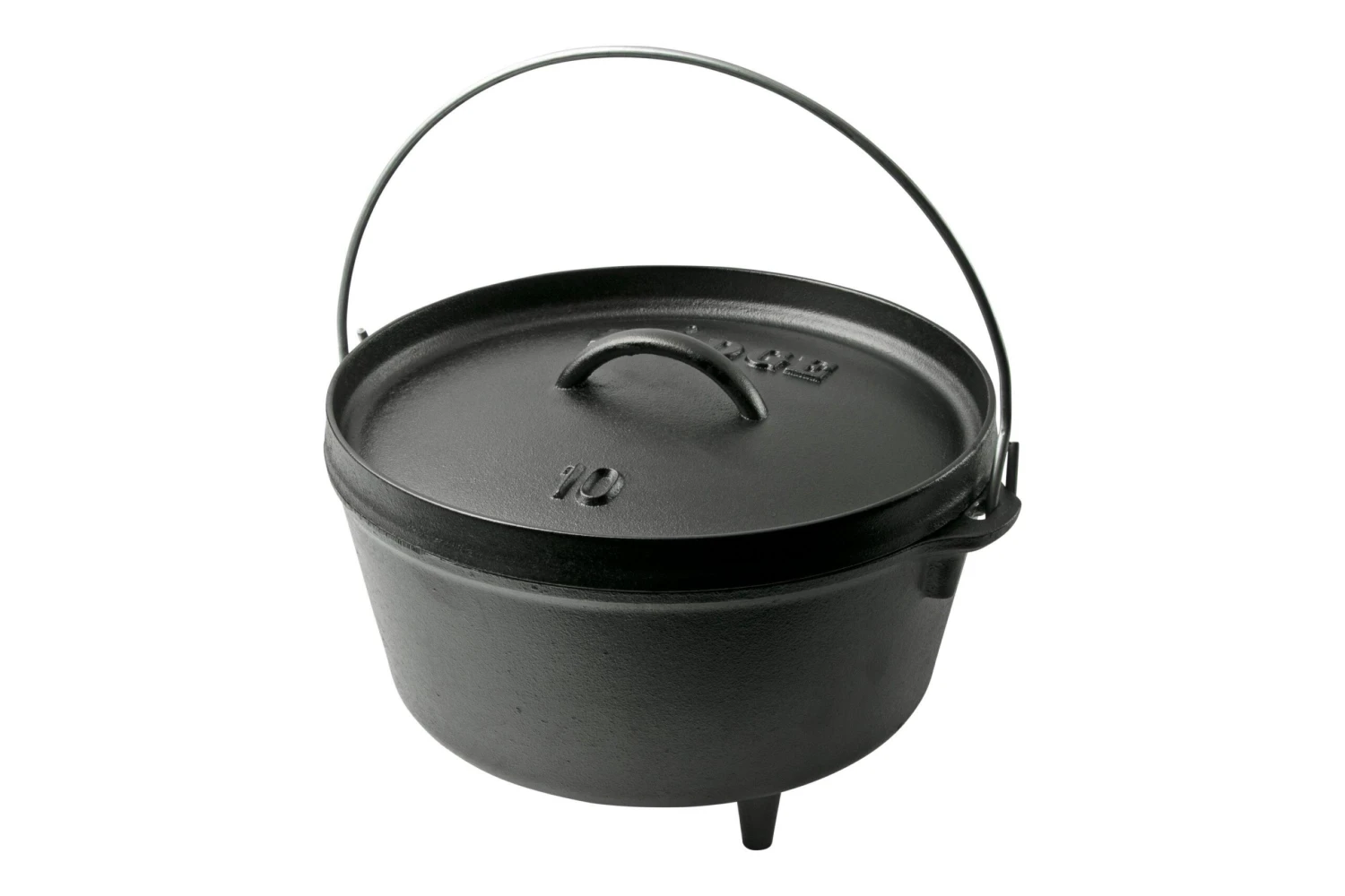 Lodge Camp Dutch Oven L10DCO3 Extra Profond, Avec Couvercle, 4,7L 3 Lodge Camp Dutch Oven L10DCO3 Extra Profond, Avec Couvercle, 4,7L