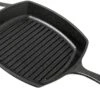 Lodge Grill Pan Poêle à Frire Carrée, Largeur Environ 26,5 Cm -Kai Soldes Boutique LG L 8SGP3 01 lodge