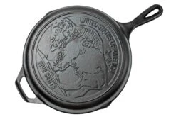 Lodge Classic Cast Iron "Buffalo Nickel" Logo L8SK3BN, Diamètre D'env. 26 Cm, Poêle -Kai Soldes Boutique LG L 8SK3BN 03 lodgeskillet