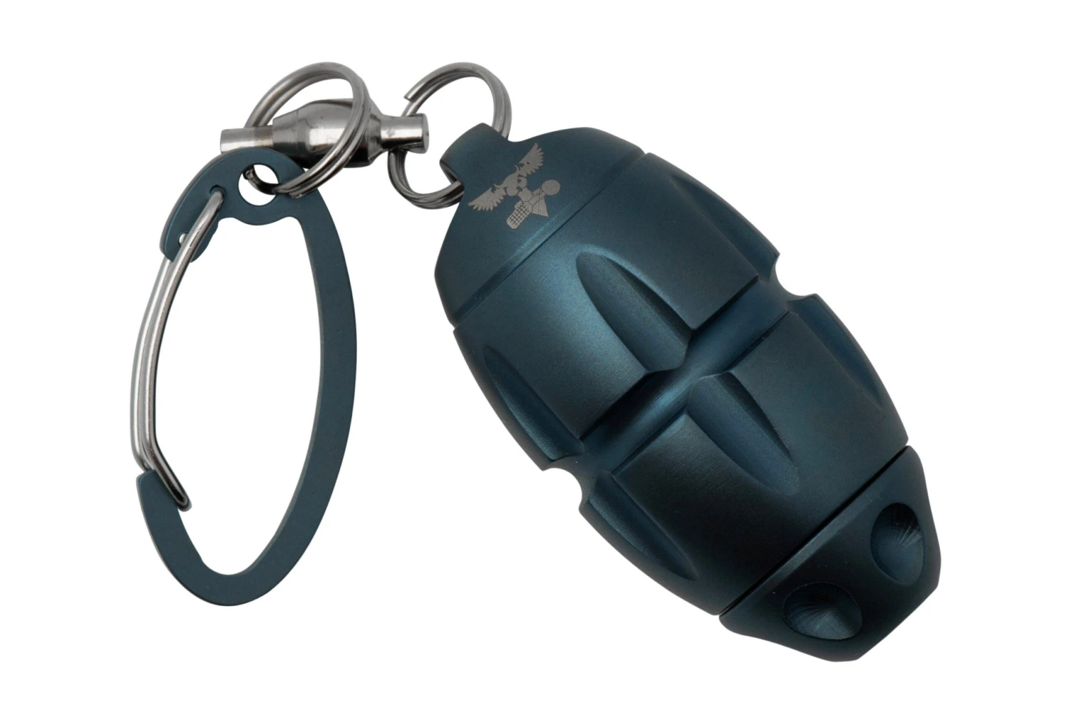 LionSteel Eggie Blue Titanium EG-BL Porte-clés, Set D'embouts Et Multitool 3 LionSteel Eggie Blue Titanium EG-BL Porte-clés, Set D'embouts Et Multitool