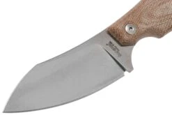 LionSteel H1 Skinner CVN Natural Canvas Micarta Couteau Fixe, Tommaso Rumici Design 12 LionSteel H1 Skinner CVN Natural Canvas Micarta Couteau Fixe, Tommaso Rumici Design -Kai Soldes Boutique LI H1 CVN 03 lionsteel